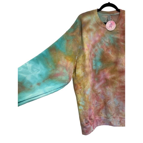 Custom Tie Dye Crewneck Sweatshirt - Picture 8 of 11